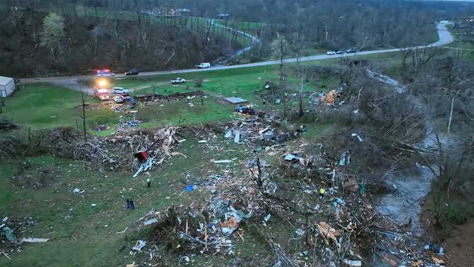 Drone Video Captures Dramatic Aerial View Of Destruction Following ...