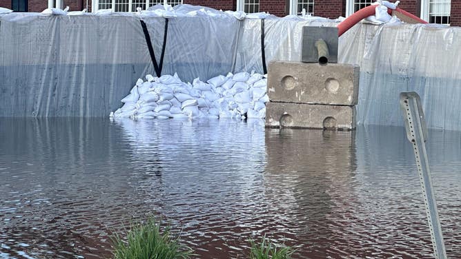 Flooding in Davenport, Iowa.
