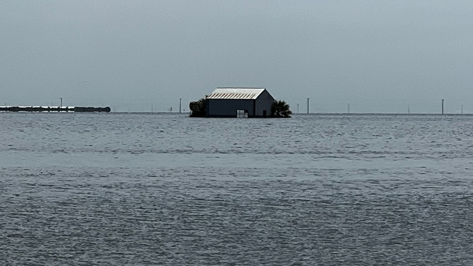 A flooded Tulare Lake. April 2023.