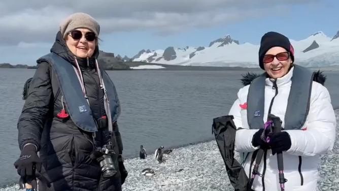 Hamby and Hazelip in Antarctica.