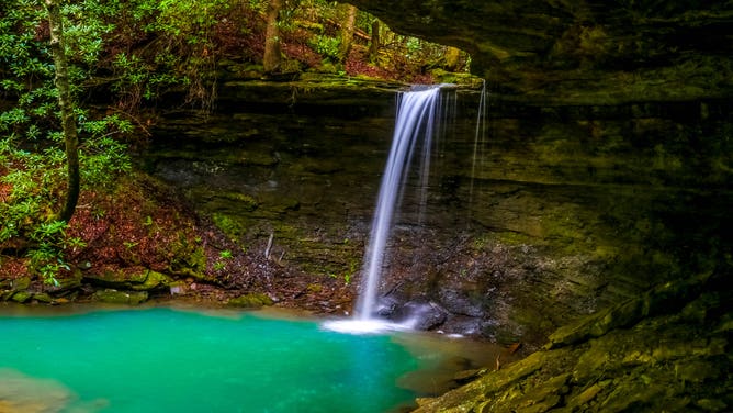 Waterfall at Big South Fork National River and Recreation Area.