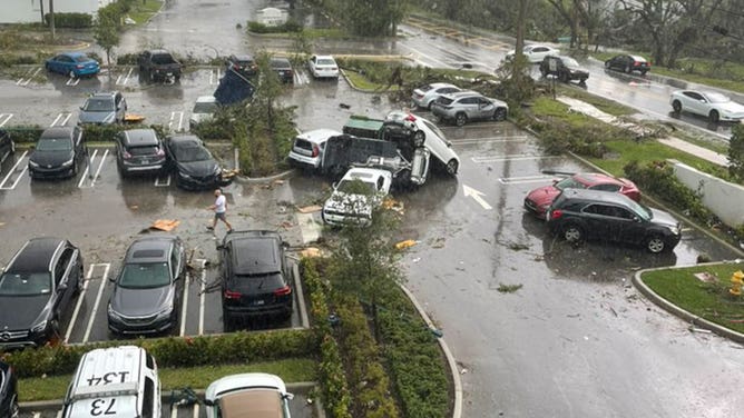 EF 2 tornado flips cars leaves damage trail in South Florida as