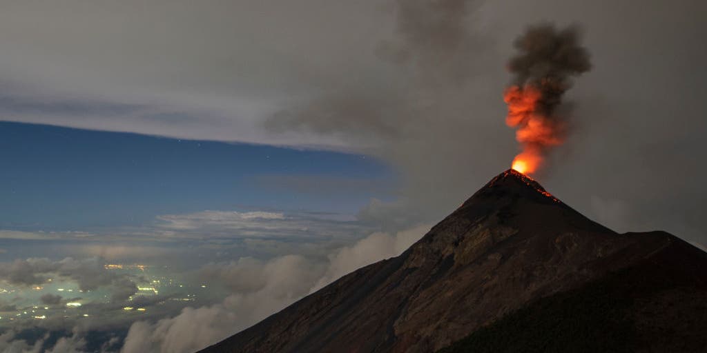 What happens before a volcano erupts?