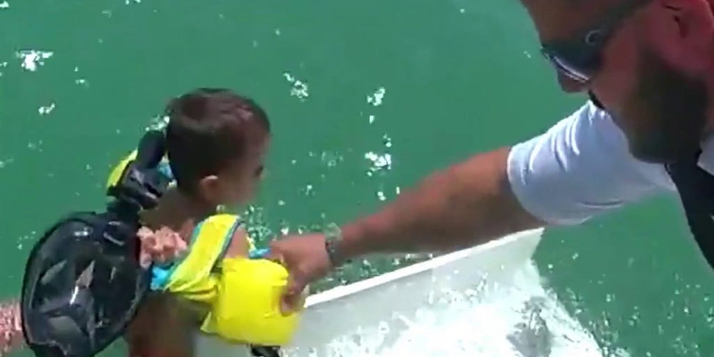 Dramatic Video Shows Rescue Of Father, Son Pulled Offshore By Powerful ...