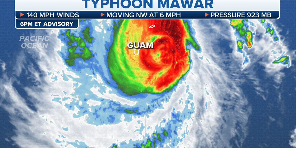 Typhoon Mawar Impacting Guam As Strongest Storm In At Least 2 Decades ...