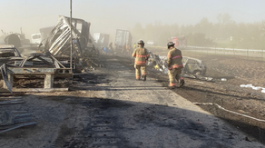 7 dead, dozens injured after dust storm leads to massive fiery pileup on I-55 in Illinois