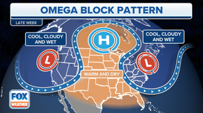 Dreary conditions continue in Northeast, West as stubborn Omega block lingers across US