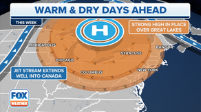 The Daily Weather Update from FOX Weather: Rain for worst drought areas as heat builds in Northeast, Midwest