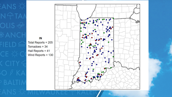 2023 Storm Reports Indiana