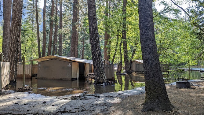 Yosemite photos show park flooding as historic snow melts