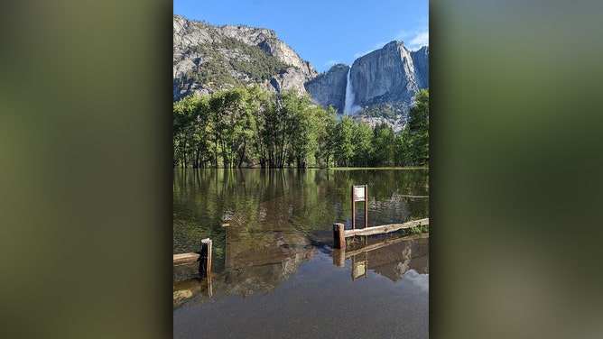 Yosemite photos show park flooding as historic snow melts