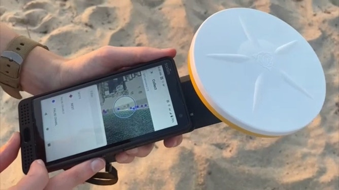 Tracking sea turtle nests.