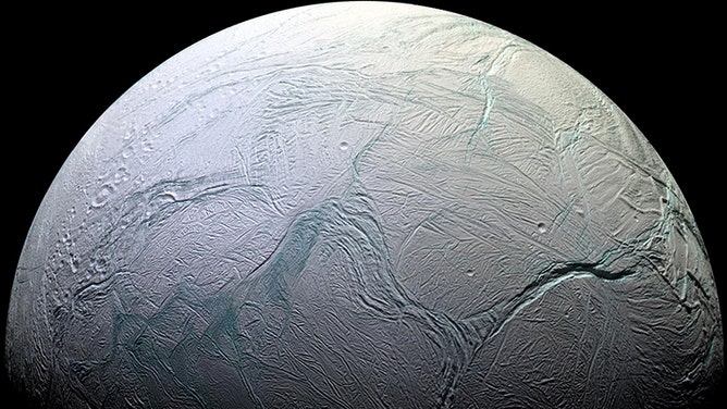FILE - Enceladus.