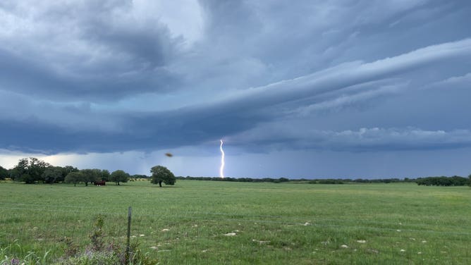 Texas lightning strike
