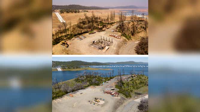 California's Lake Oroville Levels