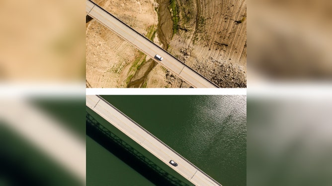 California's Lake Oroville Levels