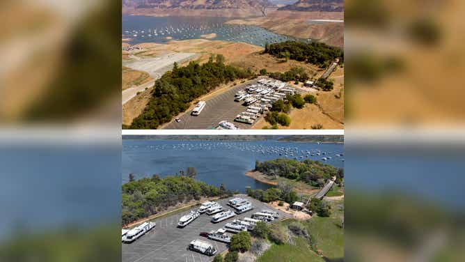 California's Lake Oroville Levels