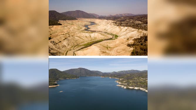 California's Lake Oroville Levels