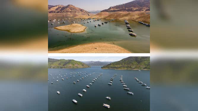 California's Lake Oroville Levels