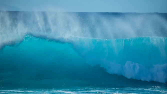 FILE - USA, Hawaii, Molokai, breaking wave.