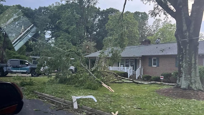 Wind Damage in Cherryville, NC