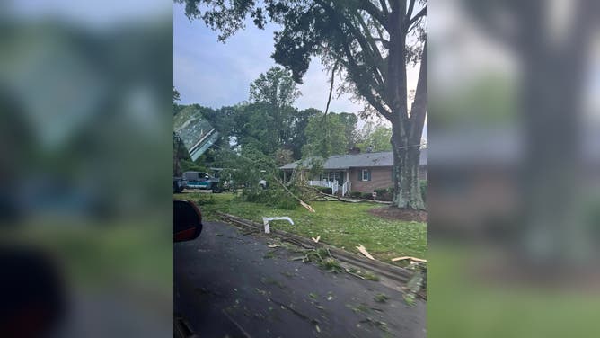 Wind Damage in Cherryville, NC