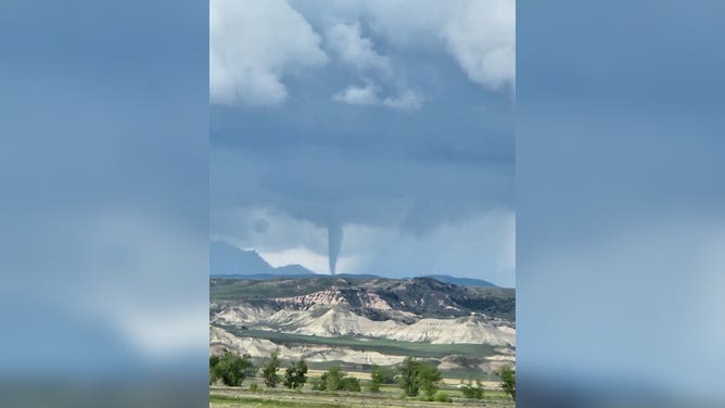 Tornado spotted in eastern Wyoming