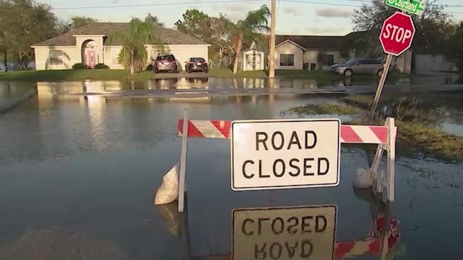 Flooded Florida Road