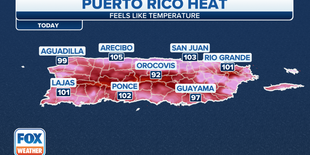 Lifethreatening heat sears Puerto Rico as heat index climbs above 110