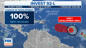 Invest 92L given 100% chance to become Tropical Storm Bret as NHC also monitors Invest 93L in eastern Atlantic