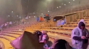 Red Rocks concertgoer pelted by hail describes taking shelter under table during Colorado storm