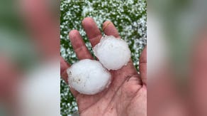 Large hail battered Colorado, Texas on Monday as severe storms erupted across Plains, South