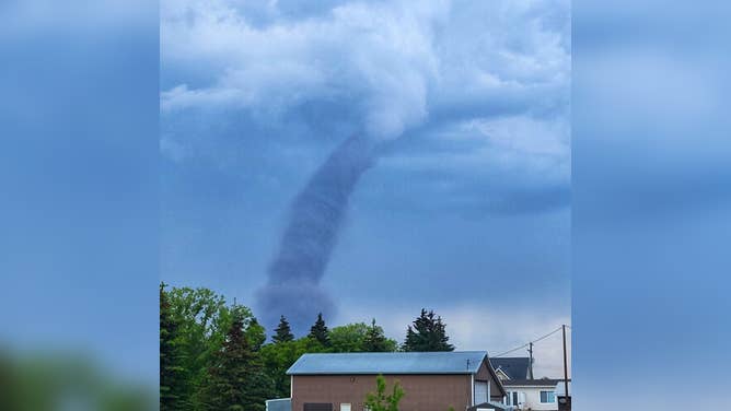 Tornado near Botha, Alberta, Canada. May 31, 2023.