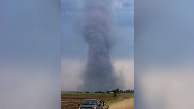 Tornado near Botha, Alberta, Canada. May 31, 2023.