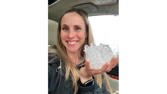 Storm Chasers Find 'iPhone'-sized Hailstone From Texas Thunderstorm ...