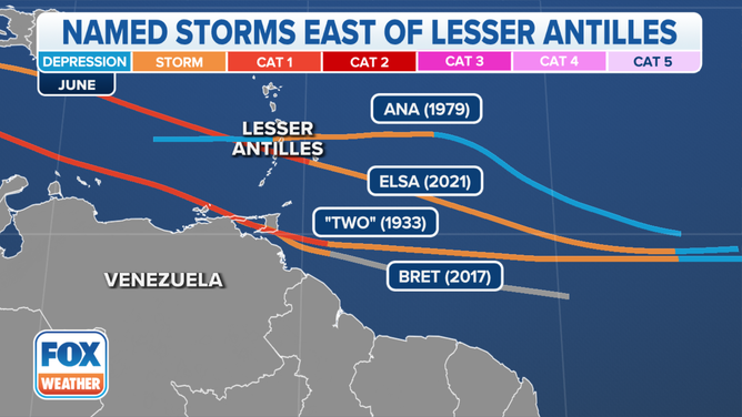 No June On Record Has Had 2 Storms Form In Tropical Atlantic Waters ...