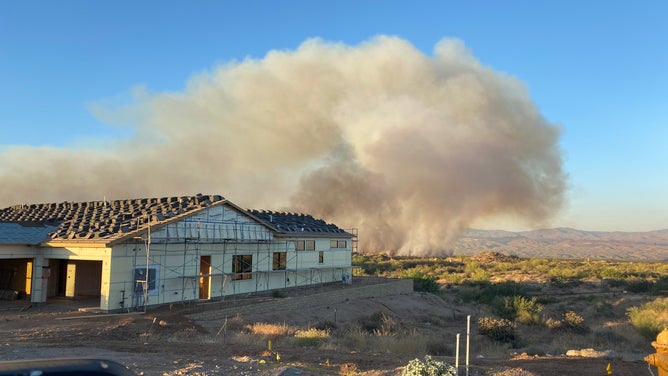 The Diamond Fire in Scottsdale, Arizona. (Image: Arizona State Forestry)