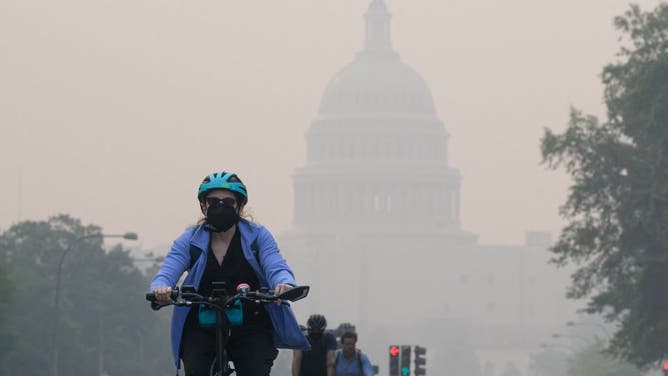 Washington DC wildfire smoke