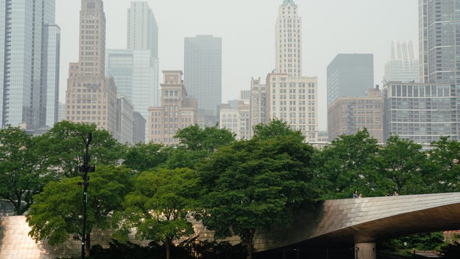 Air quality in Chicago area at unhealthy levels due to smoke from Canadian wildfires