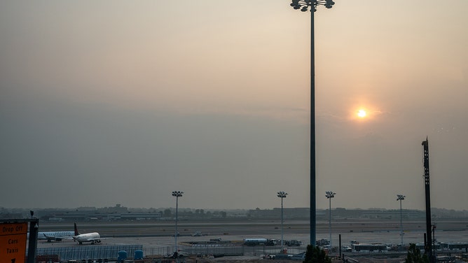Smokey Sunrise in New York City