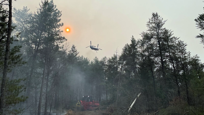 Wildfire Raging In Northern Michigan Almost Fully Contained After ...