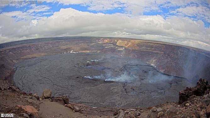 View of Hawaii’s Kīlauea Volcano