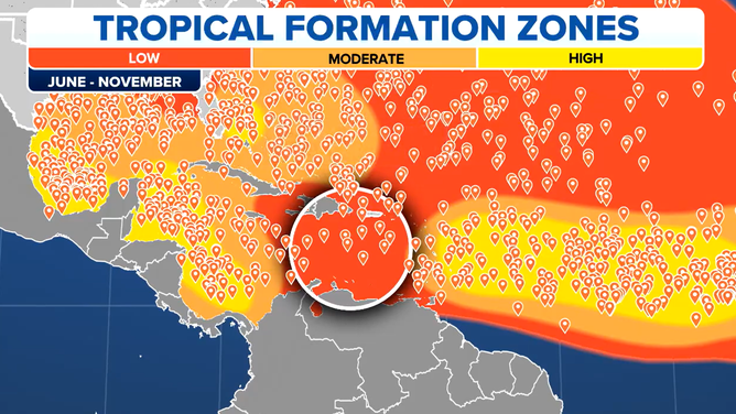 Hurricane dead zone