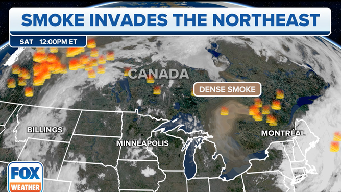 Tracking Canadian Wildfires