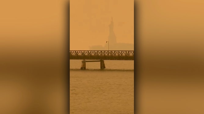 Air quality hit harmful levels across eastern US from Canada's wildfires