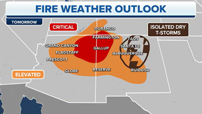 Fire weather threat