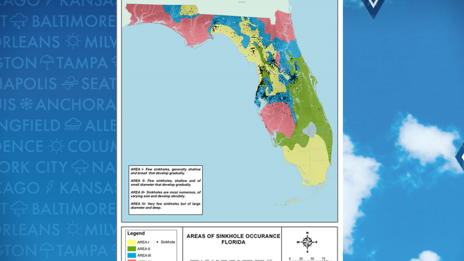 Florida sinkhole map