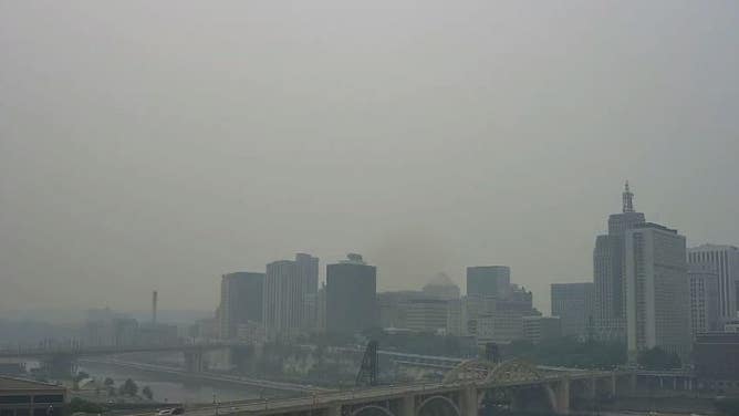 Smoke over Minneapolis