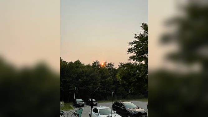 Smoky Sunrise in Brick, NJ