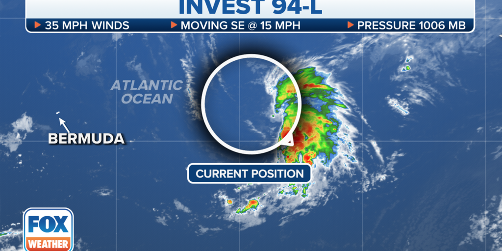 Invest 94L in central Atlantic could develop into Subtropical Storm Don